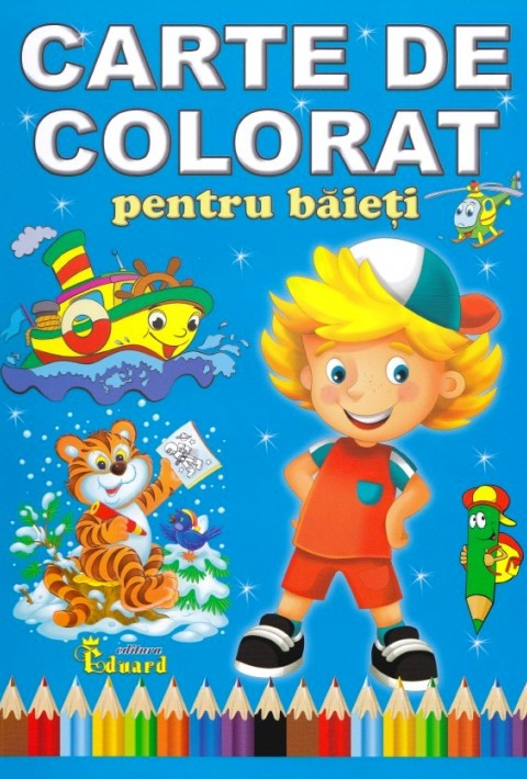 Carte de colorat pentru baieti