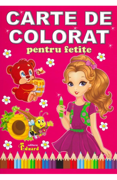 Carte de colorat pentru fetite Carte de colorat pentru fetite
