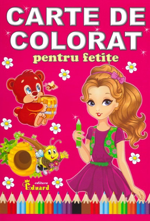 Carte de colorat pentru fetite