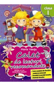 Caiet de lecturi recomandate pentru Clasa 1
