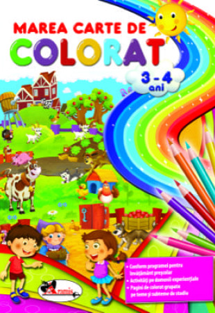 Marea carte de colorat (3-4 ani)