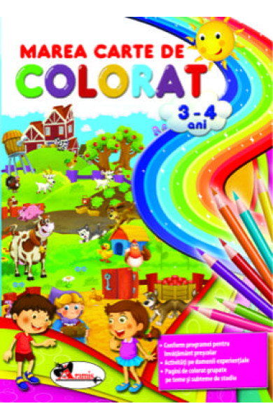 Marea carte de colorat (3-4 ani)