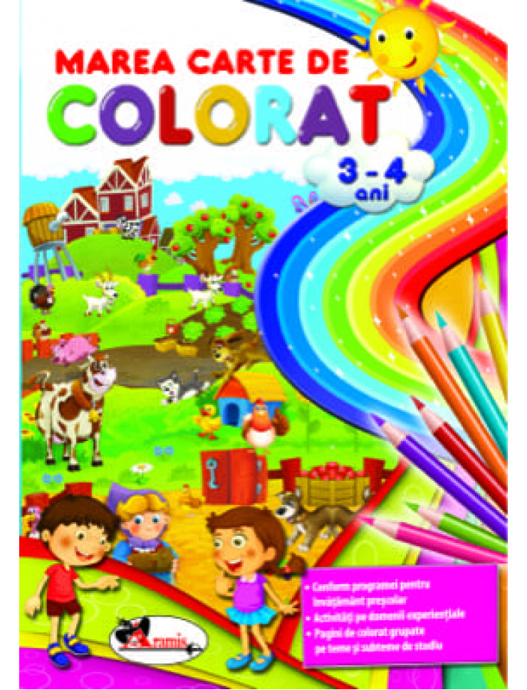 Marea carte de colorat (3-4 ani)