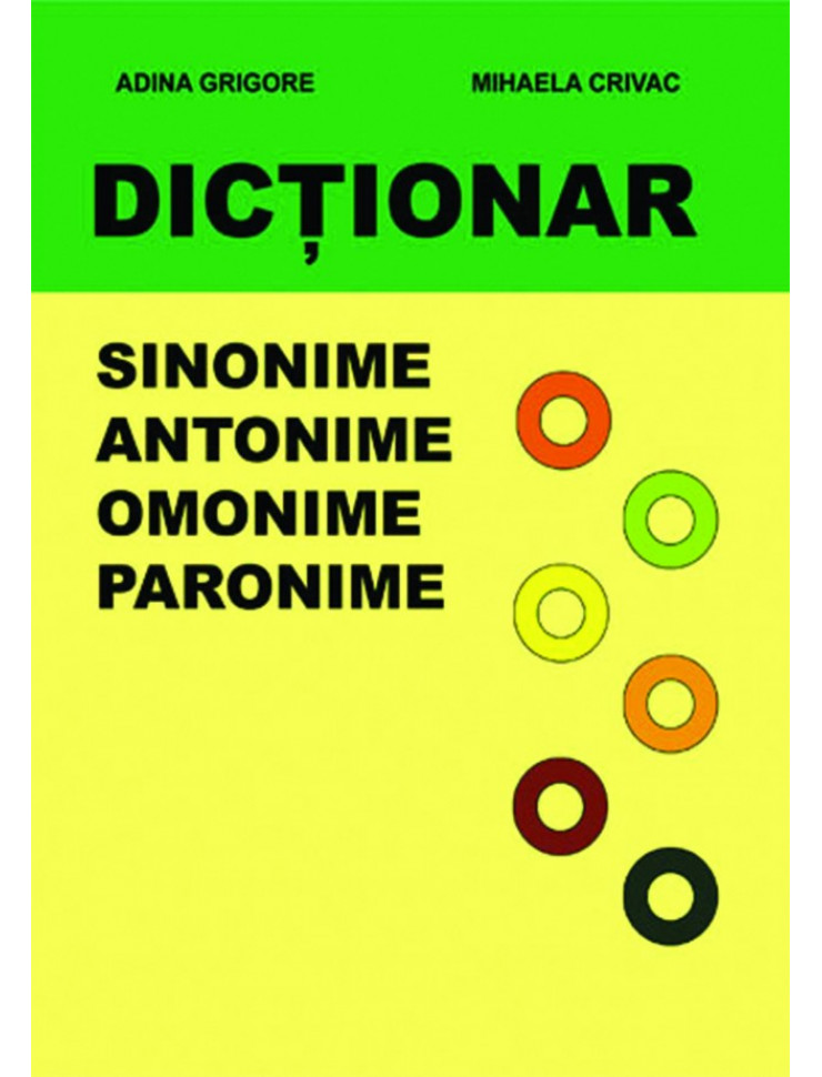 Dictionar de Sinonime, Antonime, Omonime, Paronime
