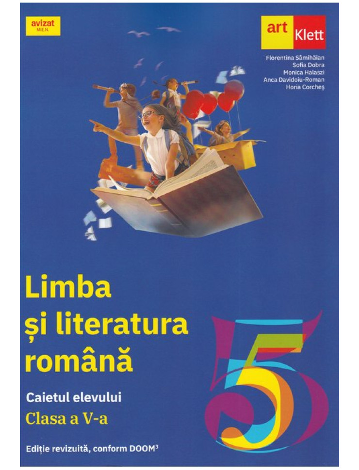Caietul elevului LIMBA ȘI LITERATURA ROMÂNĂ - Clasa a 5-a