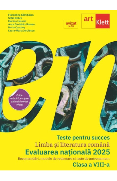 Evaluarea națională 2025. Limba și literatura română. Clasa a 8-a Evaluarea națională 2025. Limba și literatura română. Clasa a 8-a