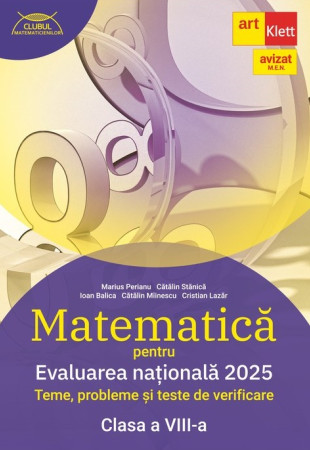 Evaluarea națională 2025. MATEMATICĂ. Clasa a VIII-a Evaluarea națională 2025. MATEMATICĂ. Clasa a VIII-a