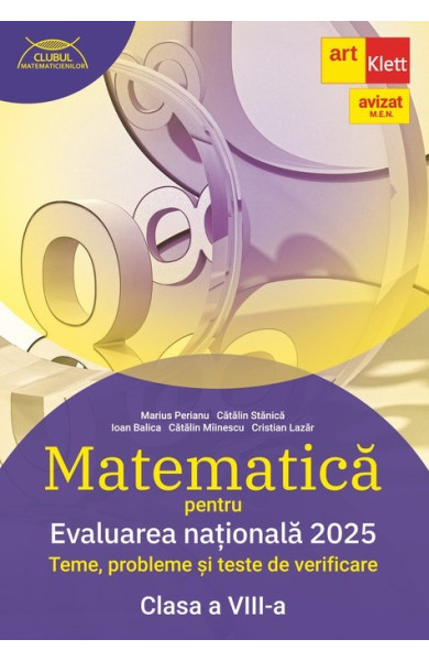 Evaluarea națională 2025. MATEMATICĂ. Clasa a VIII-a Evaluarea națională 2025. MATEMATICĂ. Clasa a VIII-a