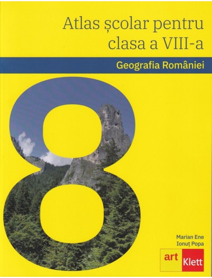 Atlas școlar pentru clasa a VIII-a (Geografia României)