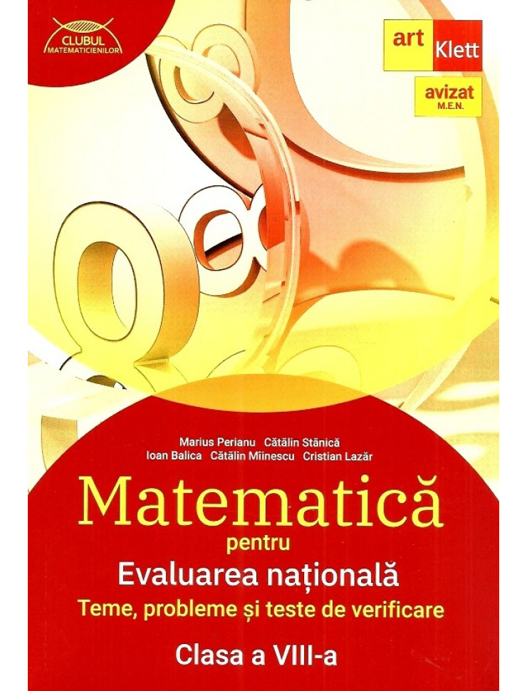Evaluarea Nationala - Matematica pentru Clasa a VIII-a
