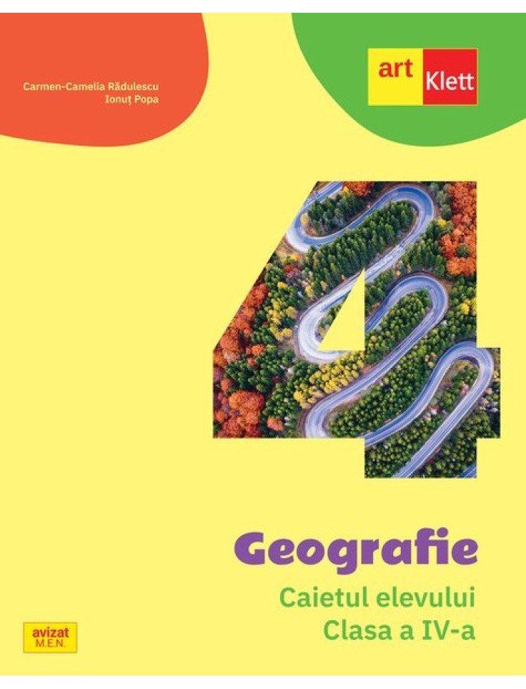 Geografie - Caietul elevului pentru Clasa a IV-a