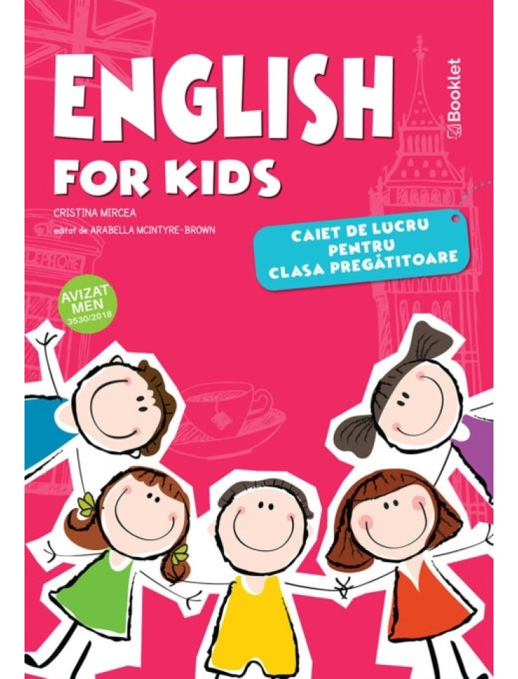 English for Kids. Caiet de lucru - Clasa Pregătitoare