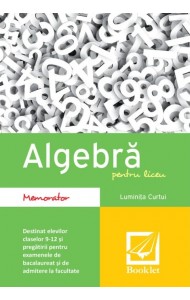 Memorator de algebră pentru liceu