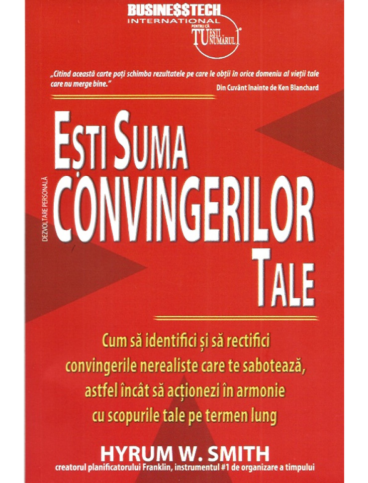 Esti suma convingerilor tale