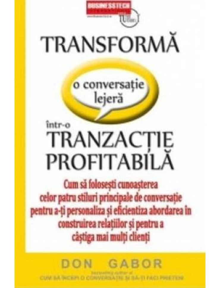 Transforma o conversatie lejera intr-o tranzactie profitabila