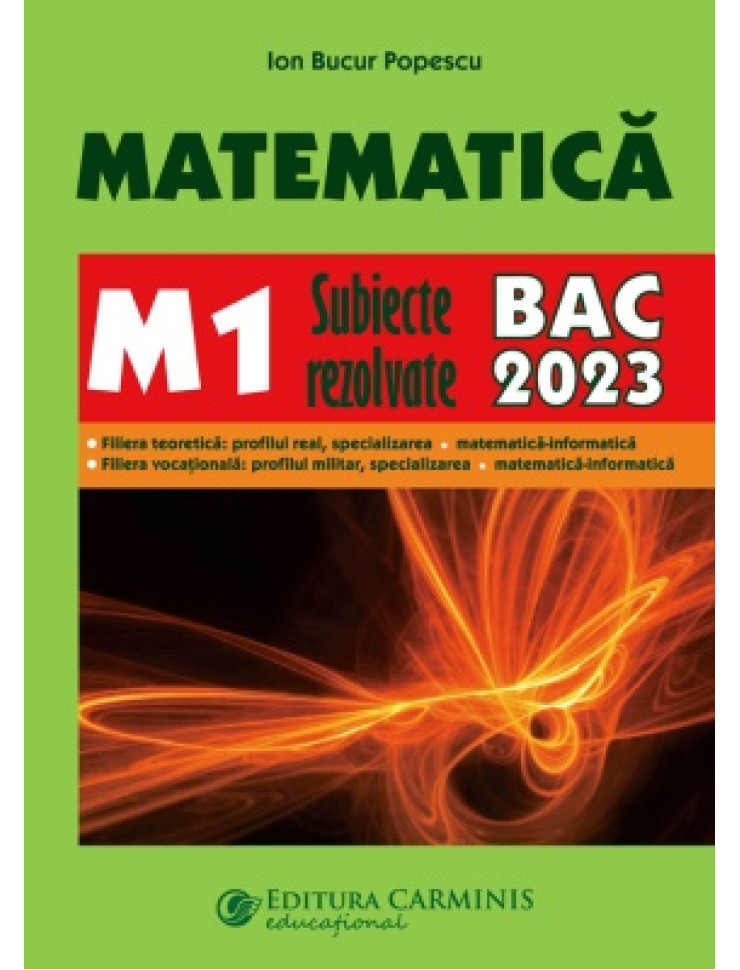 BAC Matematica M1 2023