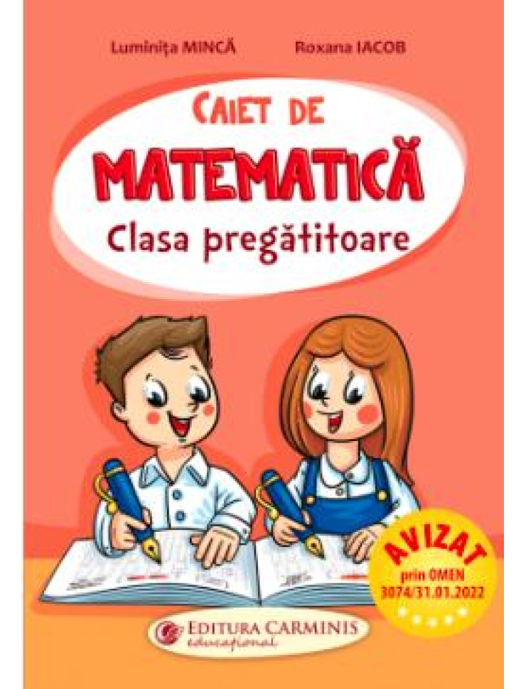 Caiet de Matematica pentru Clasa Pregatitoare