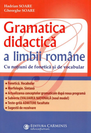 Gramatica Didactica a Limbii romane Gramatica Didactica a Limbii romane