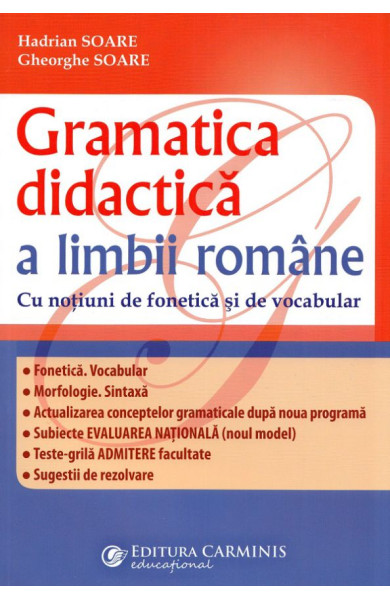 Gramatica Didactica a Limbii romane Gramatica Didactica a Limbii romane