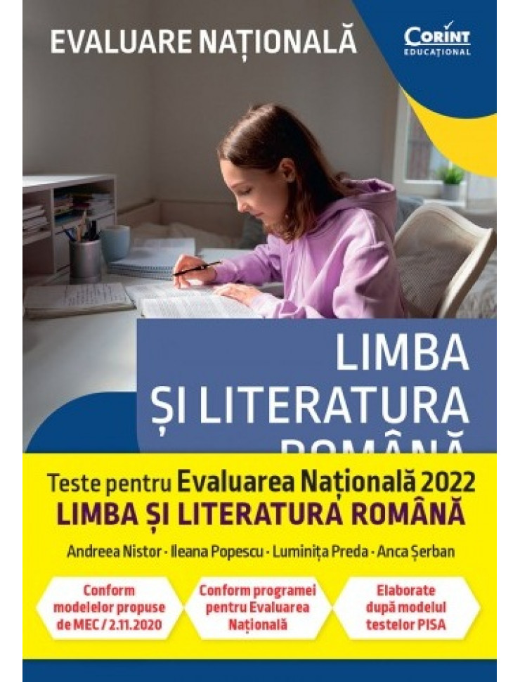 Evaluare Nationala 2022 - Limba si literatura romana. De la antrenament la performanta
