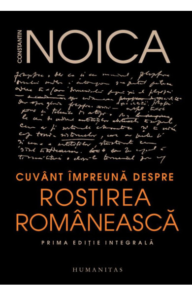 Cuvant impreuna despre rostirea romaneasca Cuvant impreuna despre rostirea romaneasca