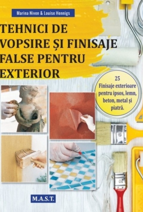 Tehnici de vopsire, finisaje false pentru exterior