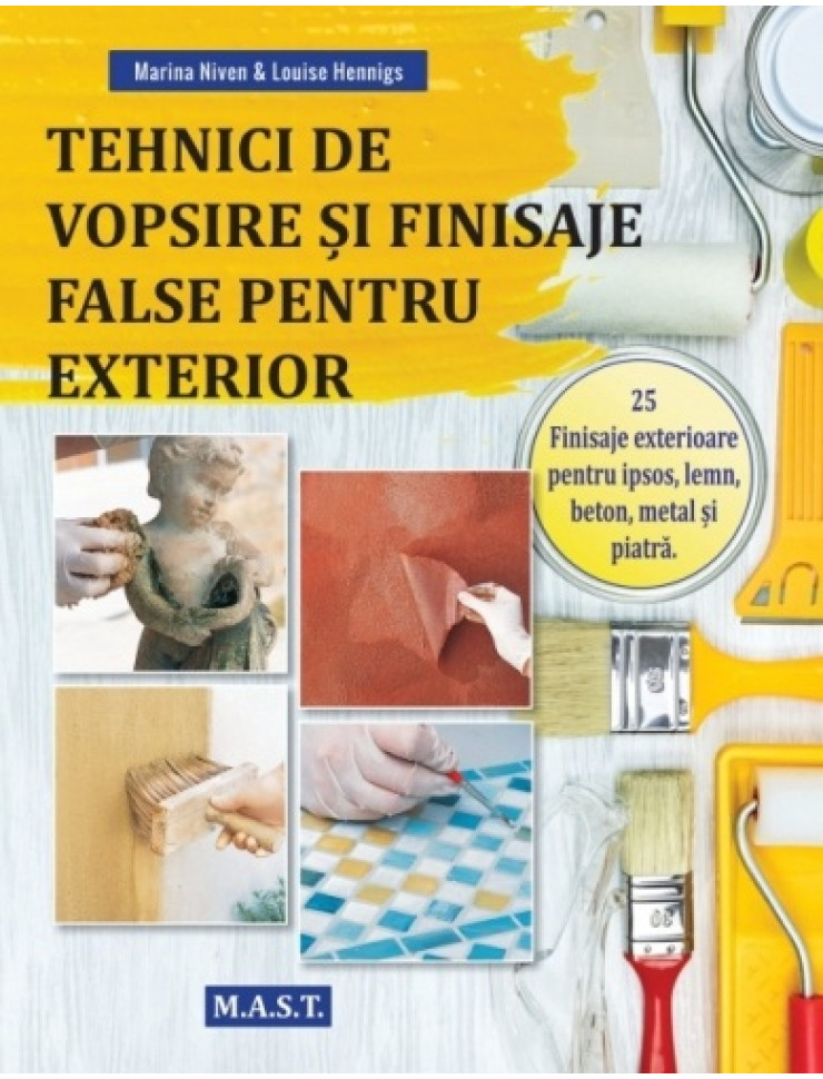 Tehnici de vopsire, finisaje false pentru exterior