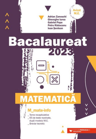 Bacalaureat 2023. Matematică M_Mate-Info Bacalaureat 2023. Matematică M_Mate-Info