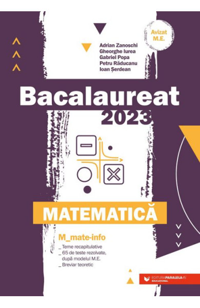 Bacalaureat 2023. Matematică M_Mate-Info