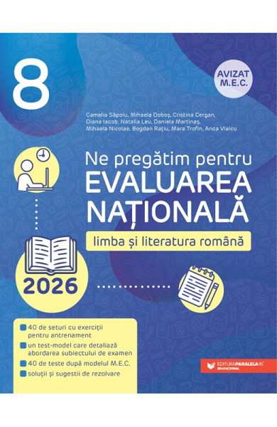 Evaluare Națională 2026 Limba și literatura română - Clasa a VIII-a Evaluare Națională 2026 Limba și literatura română - Clasa a VIII-a