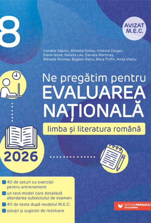 Evaluare Națională 2026 Limba și literatura română - Clasa a VIII-a