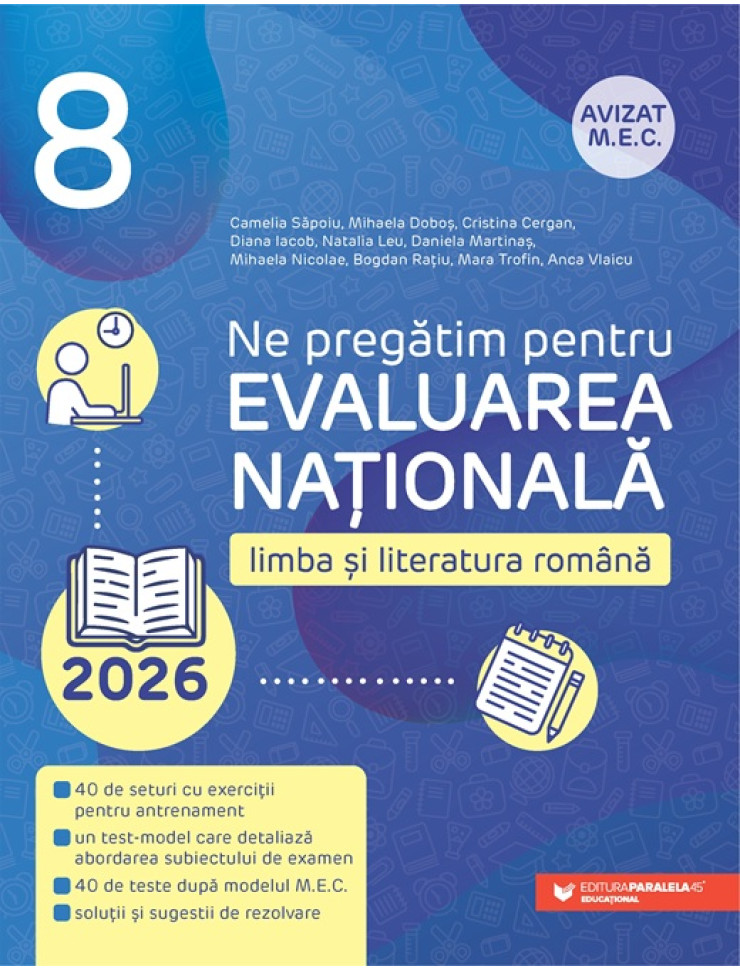 Evaluare Națională 2026 Limba și literatura română - Clasa a VIII-a