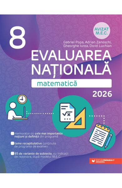 Evaluare Națională 2026 - Matematică pentru Clasa a VIII-a Evaluare Națională 2026 - Matematică pentru Clasa a VIII-a