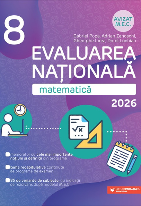 Evaluare Națională 2026 - Matematică pentru Clasa a VIII-a