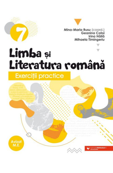 Exerciţii practice de limba şi literatura română. Caiet de lucru. Clasa a VII-a