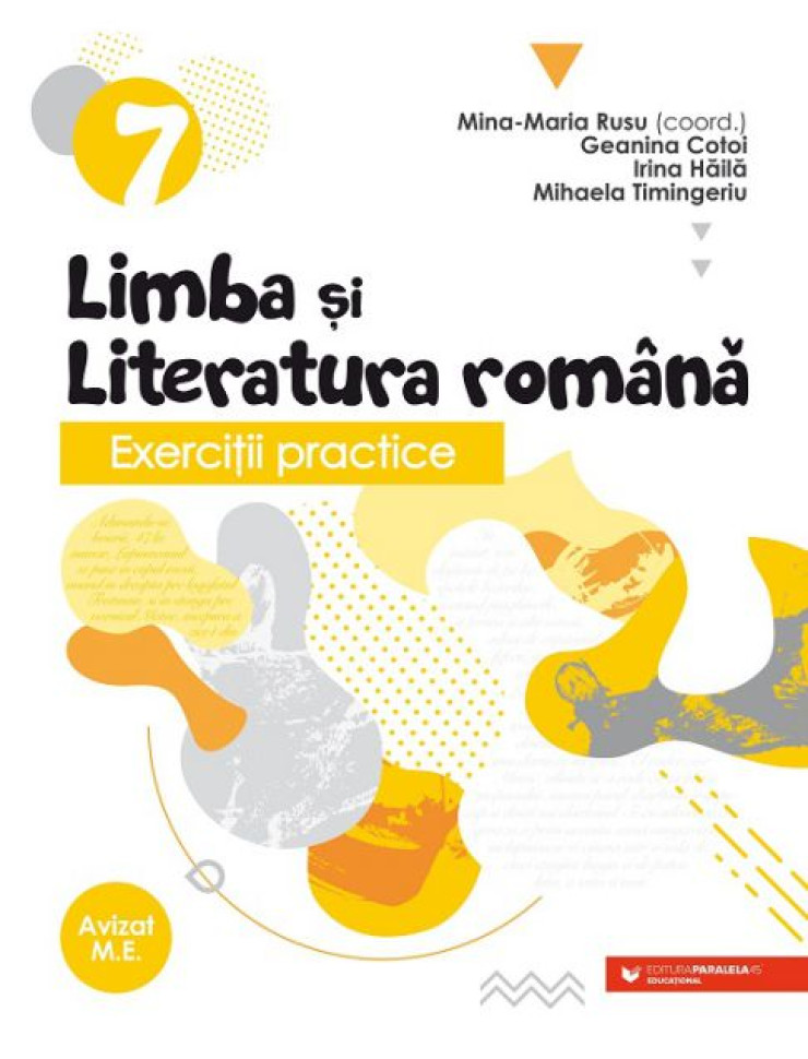 Exerciţii practice de limba şi literatura română. Caiet de lucru. Clasa a VII-a