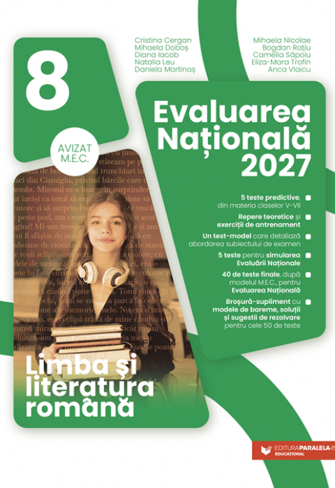 Limba și literatura română. Evaluarea Națională 2027. Clasa a VIII-a