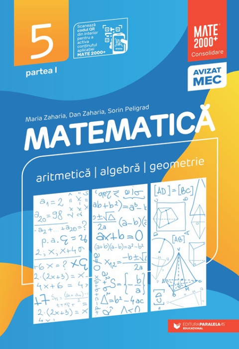 Matematica. Consolidare Clasa a 5-a. Semestrul 1 (2025-2026)