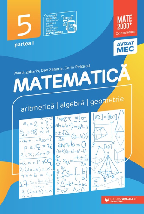Matematica. Consolidare Clasa a 5-a. Semestrul 1 (2025-2026)