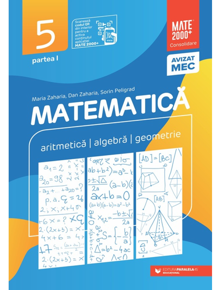 Matematica. Consolidare Clasa a 5-a. Semestrul 1 (2025-2026)