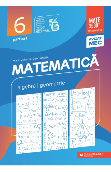 Matematica. Consolidare Clasa a 6-a. Semestrul 1 (2025-2026) Matematica. Consolidare Clasa a 6-a. Semestrul 1 (2025-2026)
