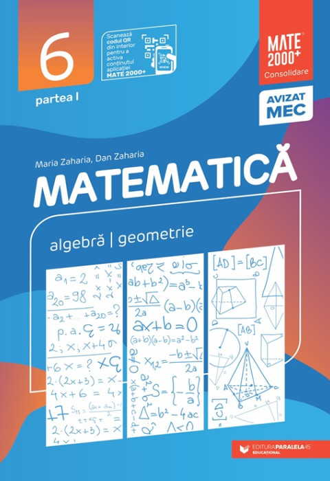 Matematica. Consolidare Clasa a 6-a. Semestrul 1 (2025-2026)