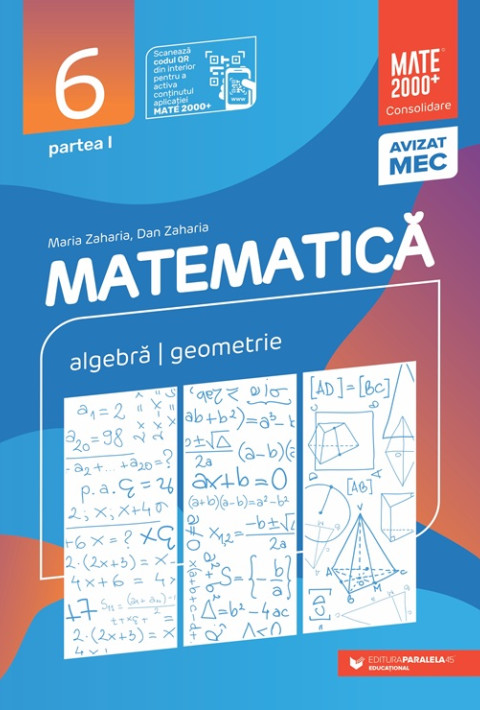 Matematica. Consolidare Clasa a 6-a. Semestrul 1 (2025-2026)