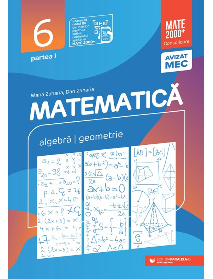 Matematica. Consolidare Clasa a 6-a. Semestrul 1 (2025-2026)