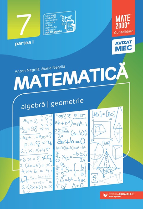 Matematica. Consolidare Clasa a 7-a. Semestrul 1 (2025-2026)