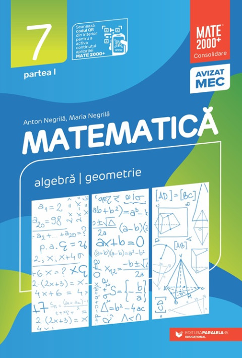 Matematica. Consolidare Clasa a 7-a. Semestrul 1 (2025-2026)