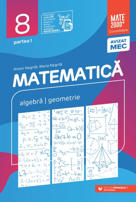 Matematica. Consolidare Clasa a 8-a. Semestrul 1 (2025-2026)