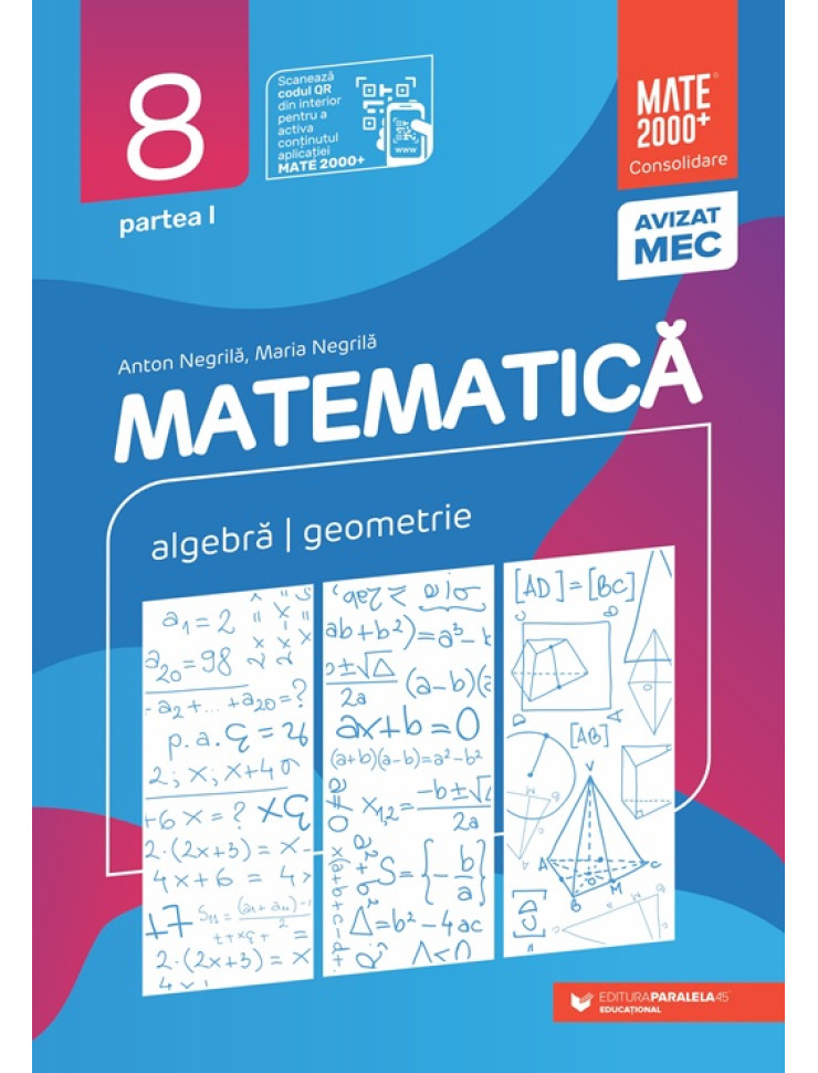 Matematica. Consolidare Clasa a 8-a. Semestrul 1 (2025-2026)