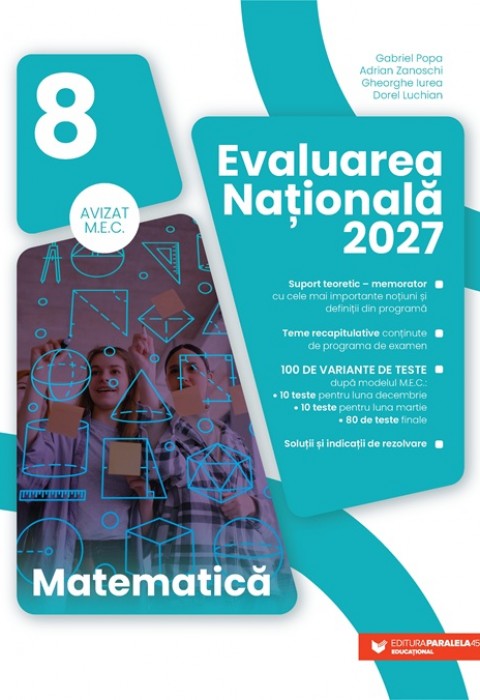 Matematică. Evaluare Națională 2027. Clasa a VIII-a