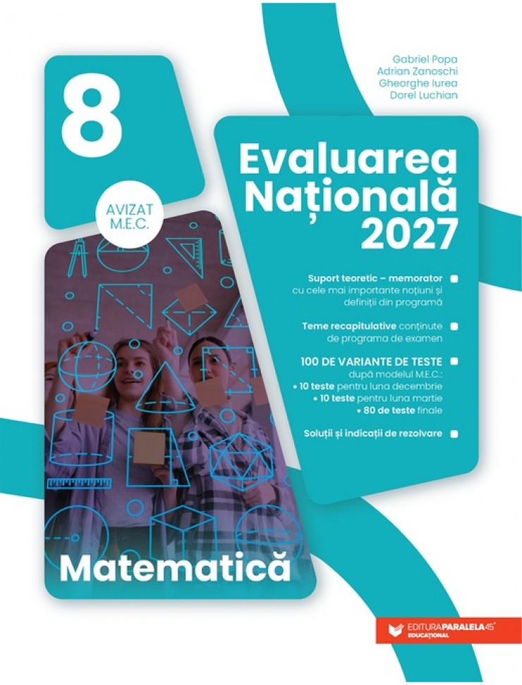 Matematică. Evaluare Națională 2027. Clasa a VIII-a Matematică. Evaluare Națională 2027. Clasa a VIII-a